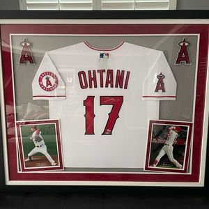 Shohei official Nike autographed jersey. Certified authentic with patches. RARE!